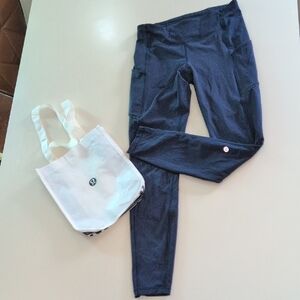 lululemon athletica Navy High-Rise Performance Leggings